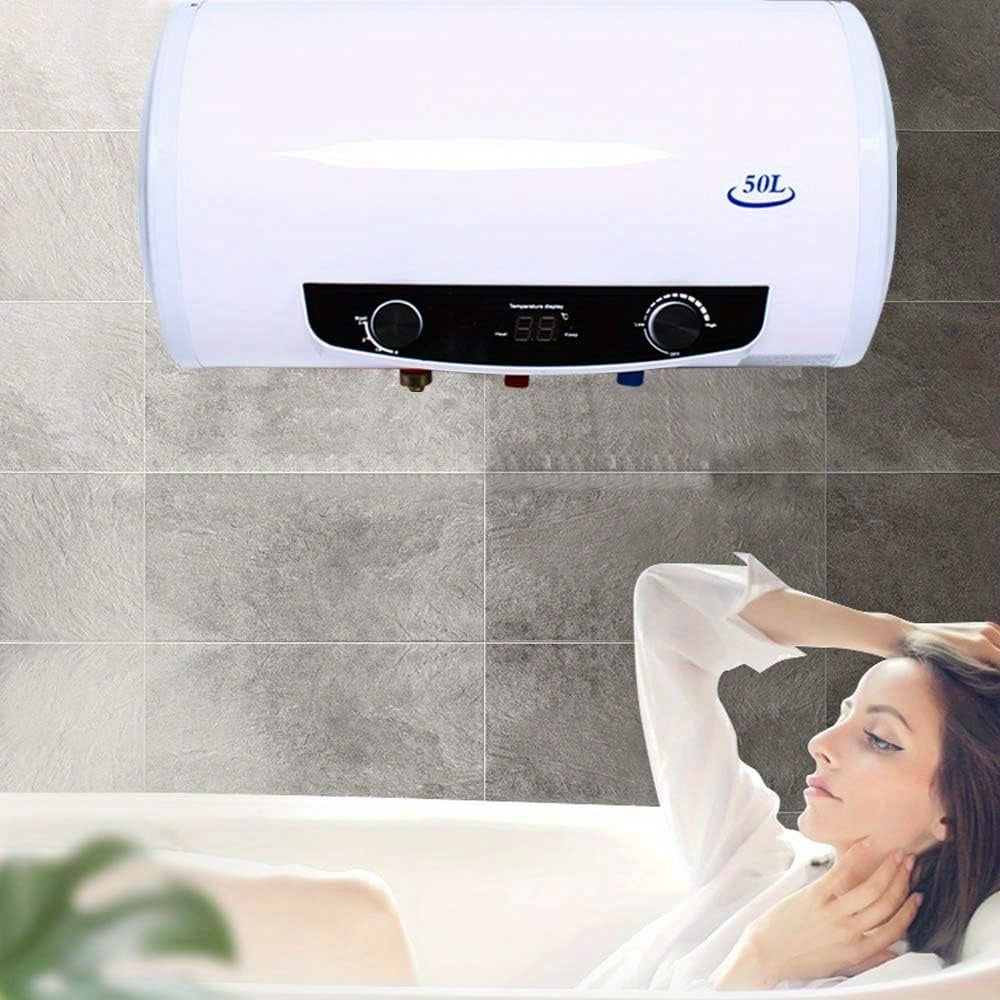 110V 1500W Electric Water Heater With LED Display Quick Heating Water Heater For Shower With Pre-Thermostat Knob