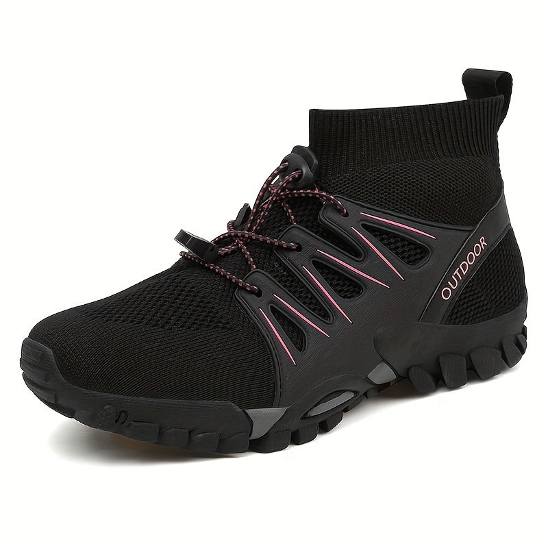 Women's Fashion Hiking Boots - Breathable, Lightweight, Durable, Non-Slip, Ankle-High, Comfortable Outdoor Boots