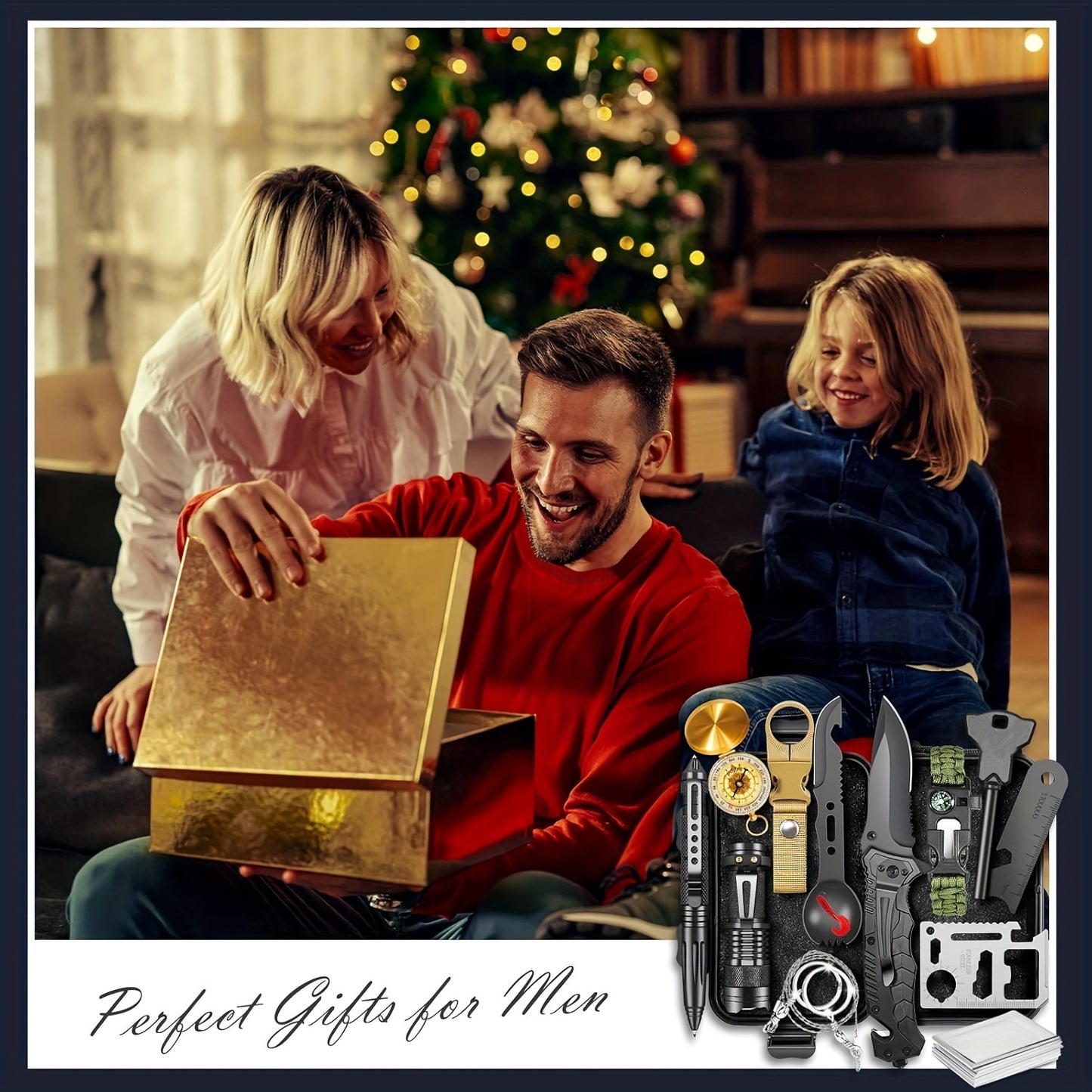 Survival Kits 27 In 1 Camping Accessories Tactical Gear