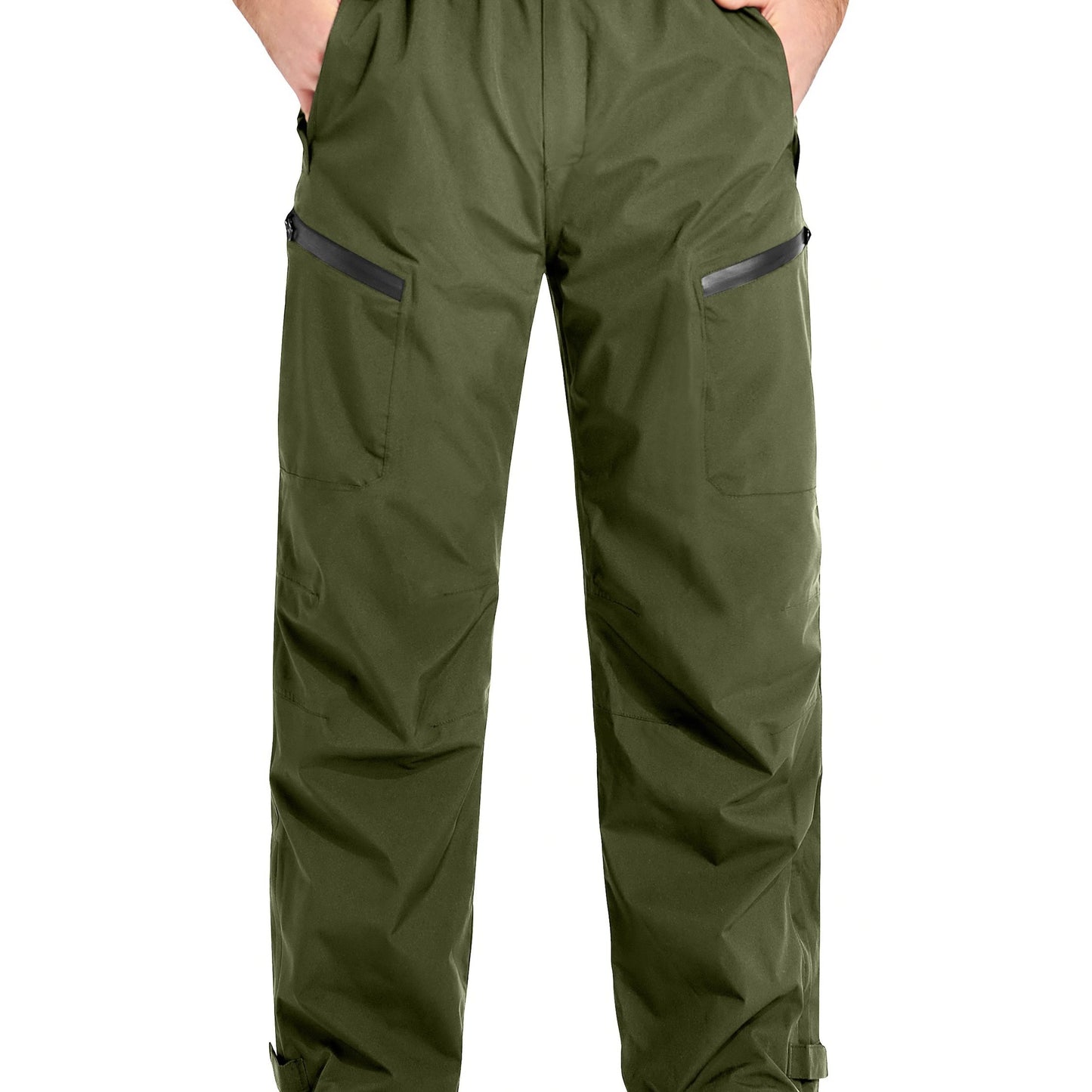 Men's Rain Pants, Lightweight Packable Pants
