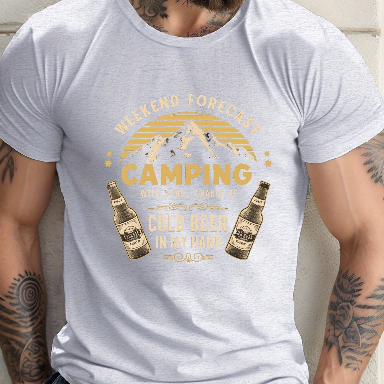 Big & Tall Men Casual T-Shirt, Plus Size