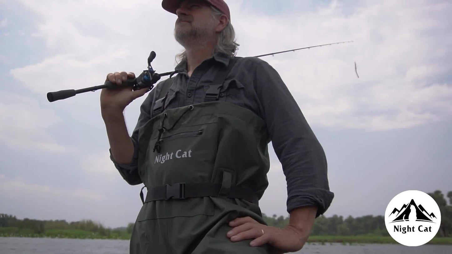 Waders For Men And Women, Waterproof Chest Wader With Bootfoot Size 6 To 14