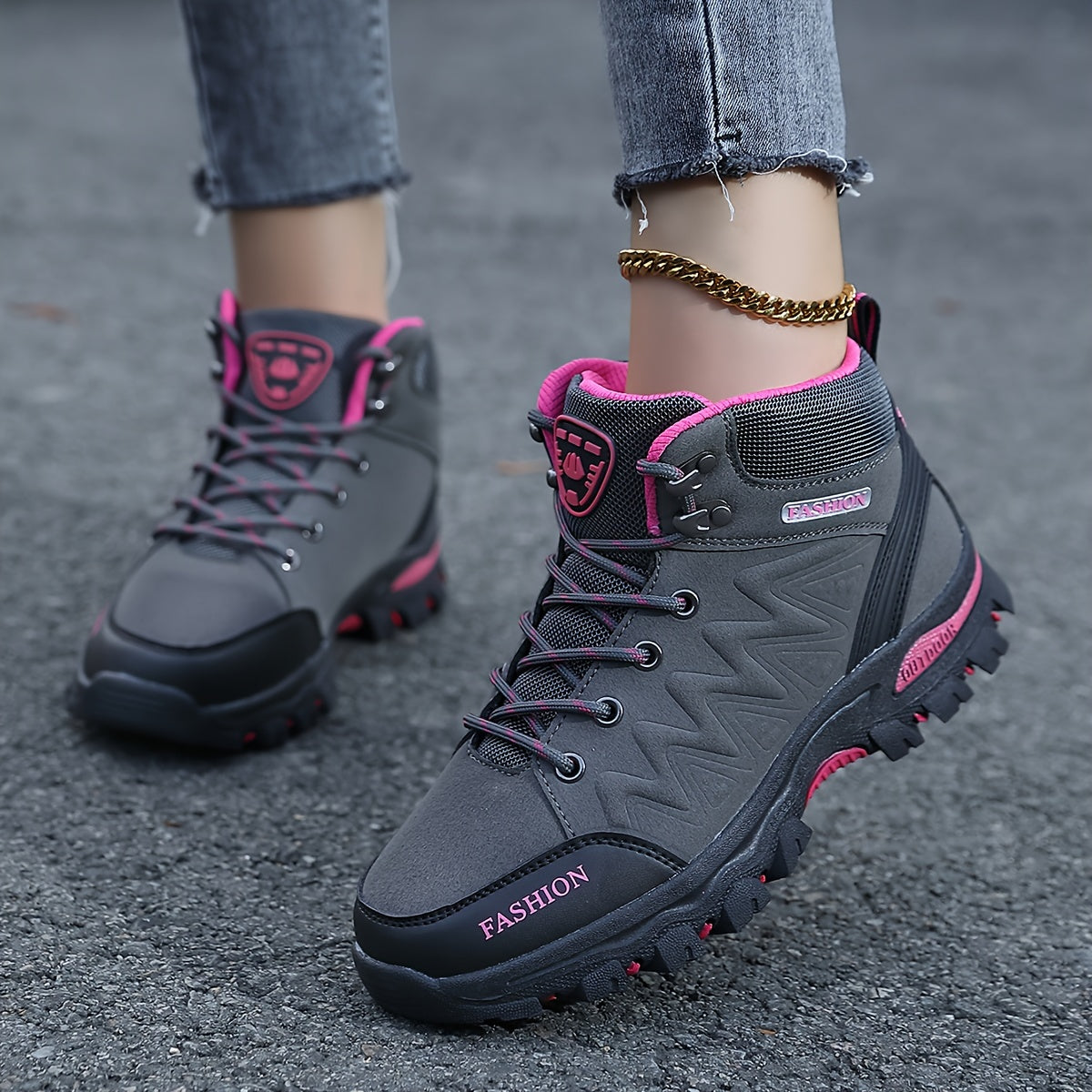Women's Mid-Top Non-Slip Hiking Boots