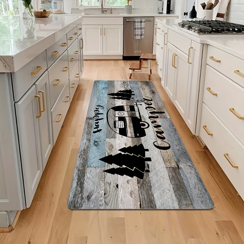 Happy Camper Theme Bath Mat Set