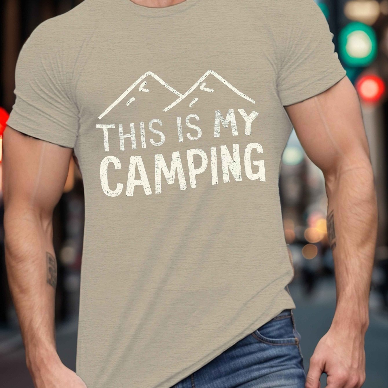 Big & Tall Men's Graphic Tee - Casual Short Sleeve T-Shirt, PLUS SIZE