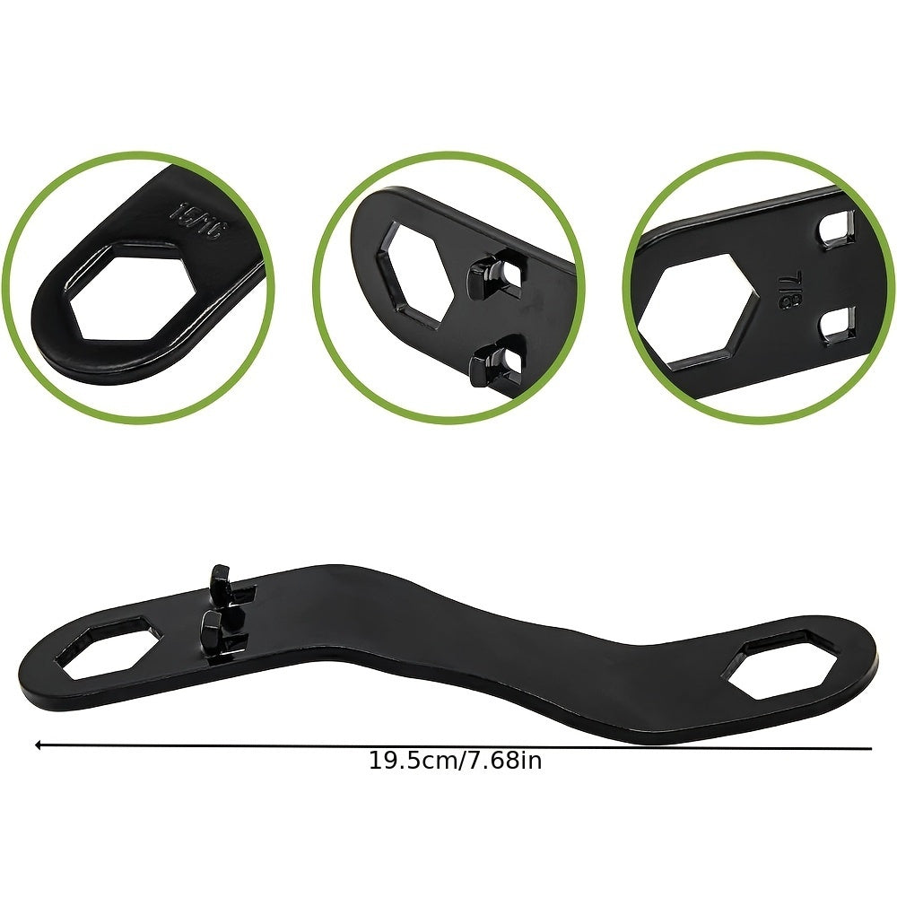 Water Heater Drain Plug Kit Designed for RV & Camper Water Heater Drain Plugs, Fits Drain Plugs, Includes Angled Wrench, 4pcs Replacement Plugs and 1 Roll Tape