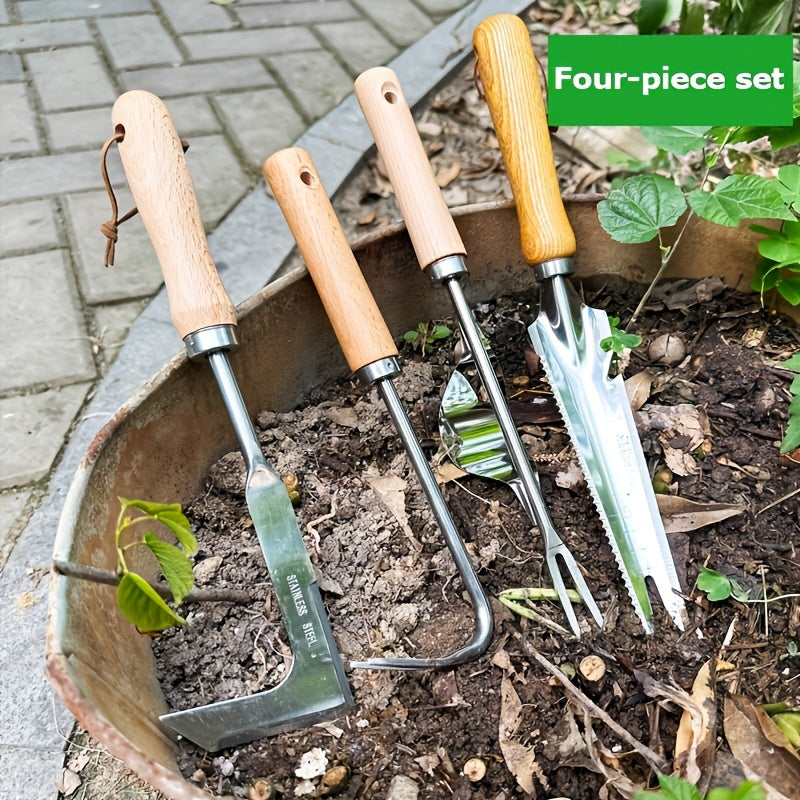 Weeding Knife, Weeding Tool, Garden Rake, Manganese Steel Horn, Hand-held Soil Dredging, Wild Vegetable Digging