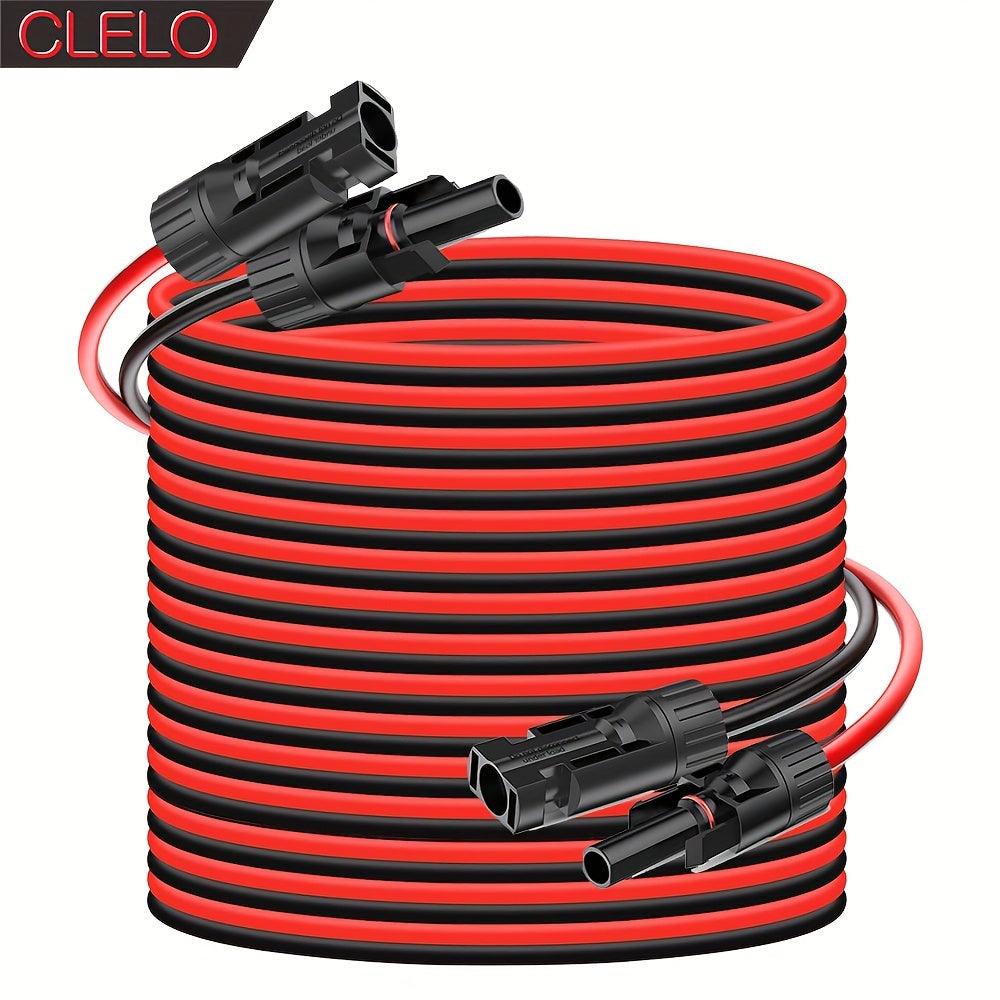 14AWG Solar Panel Extension Cable Set - 30FT & 40FT Options