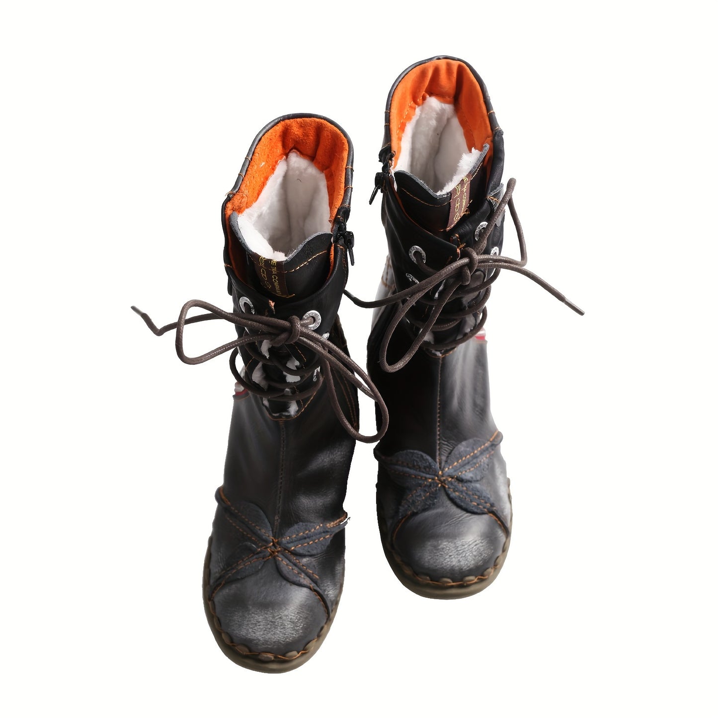 Women's Hiking Boots with Insulation, Rubber Outsole, And Breathable Lining with Lacing System