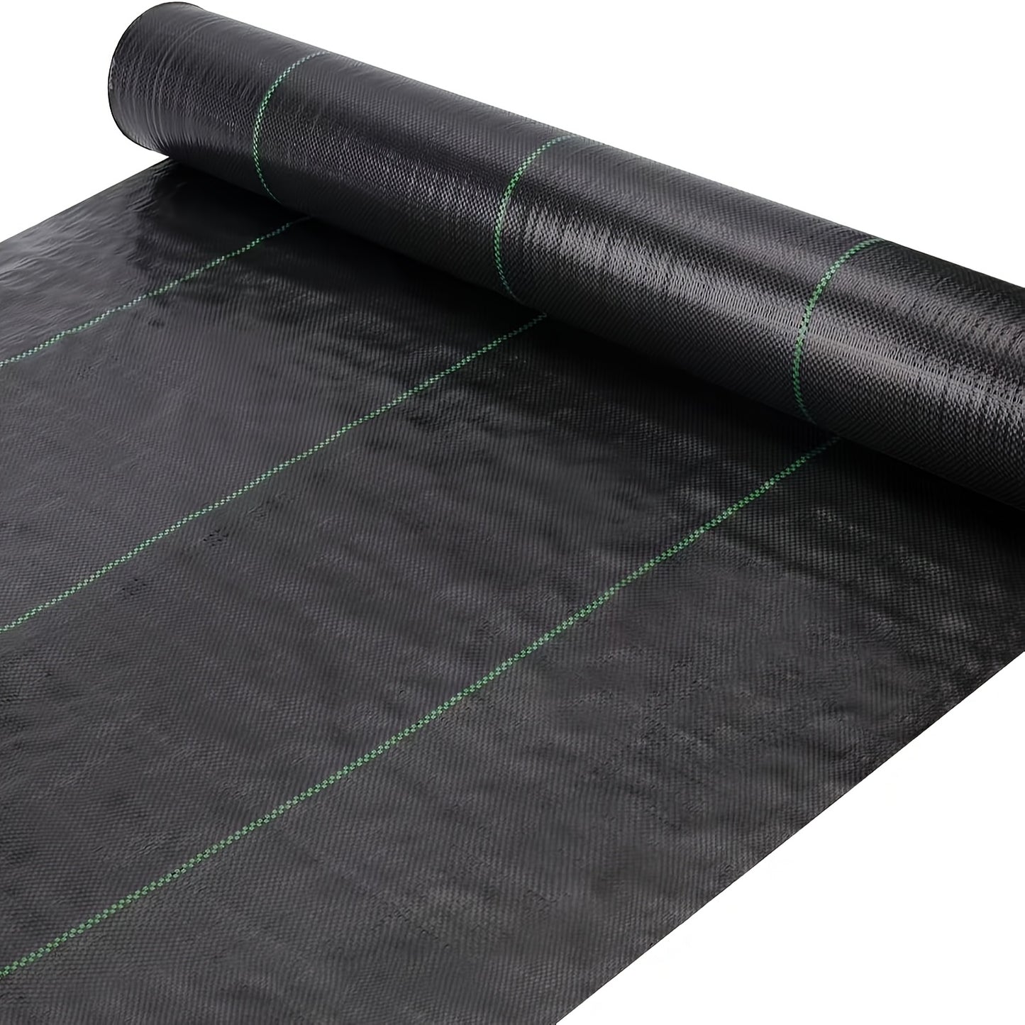 1-Roll Heavy-Duty Landscape Weed Barrier Landscape Cloth - Large 2.62x49.2ft Weed Suppressant Sheet, Durable Garden Groundcover for Weed Prevention, Soil Erosion Control, Driveways, Pathways, Flower Beds - Easy Installation O