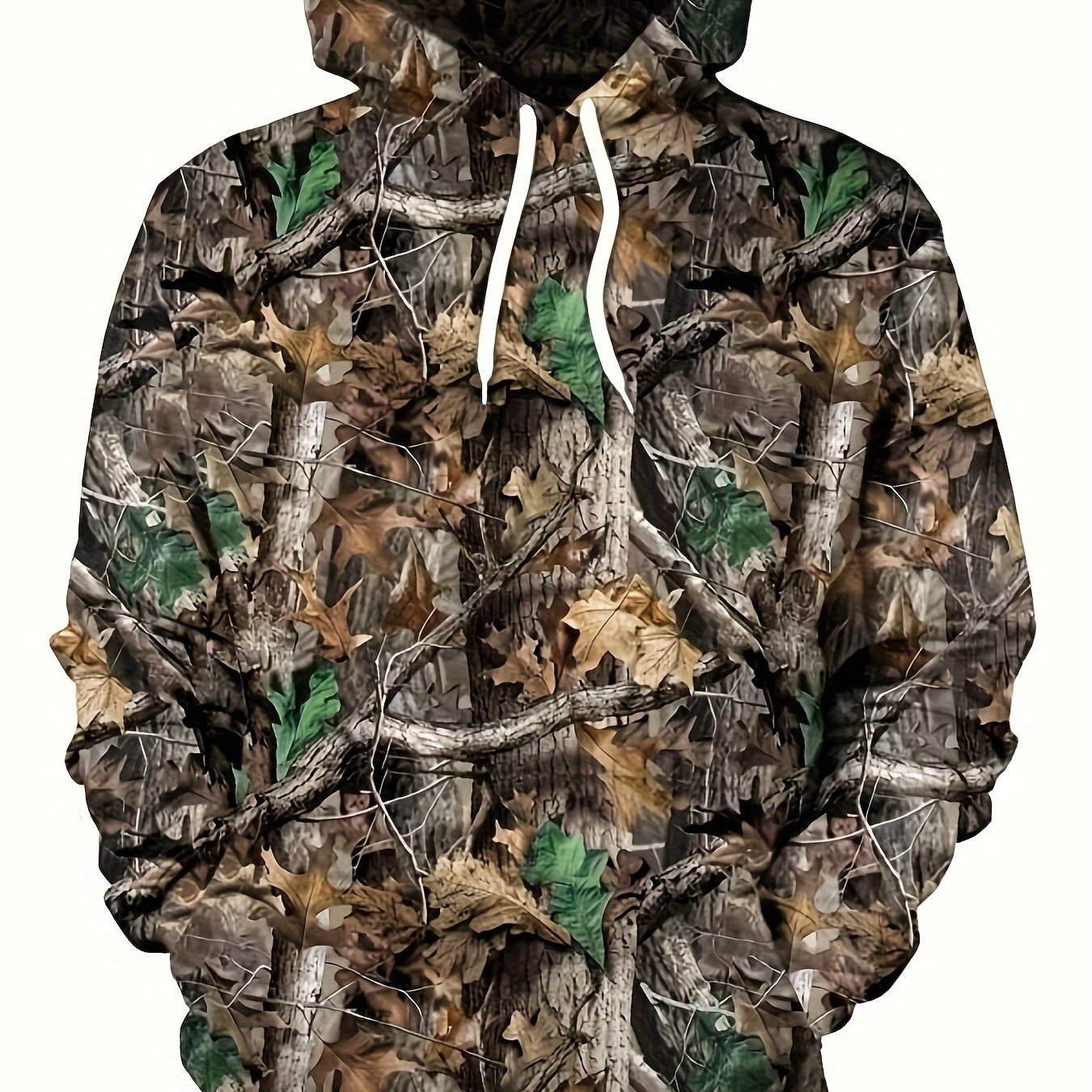 Men's -Camouflage - 3D Hoodie, PLUS SIZE