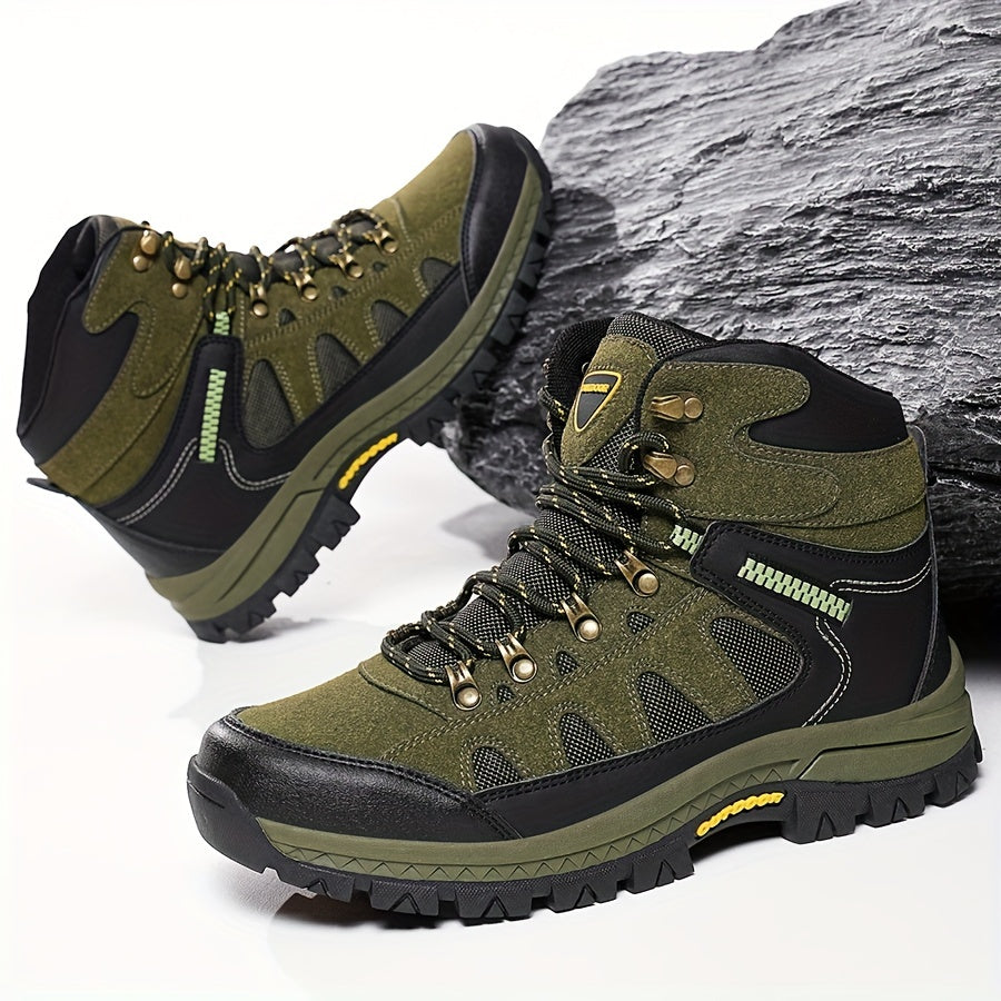 Men's anti-slip hiking shoes, wear-resistant shoes, large size casual shoes, waterproof, Lace Up shoes