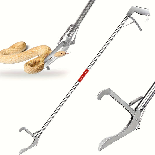 Stainless Steel Snake Catcher, Snake Pliers Reptile Grabber, Foldable