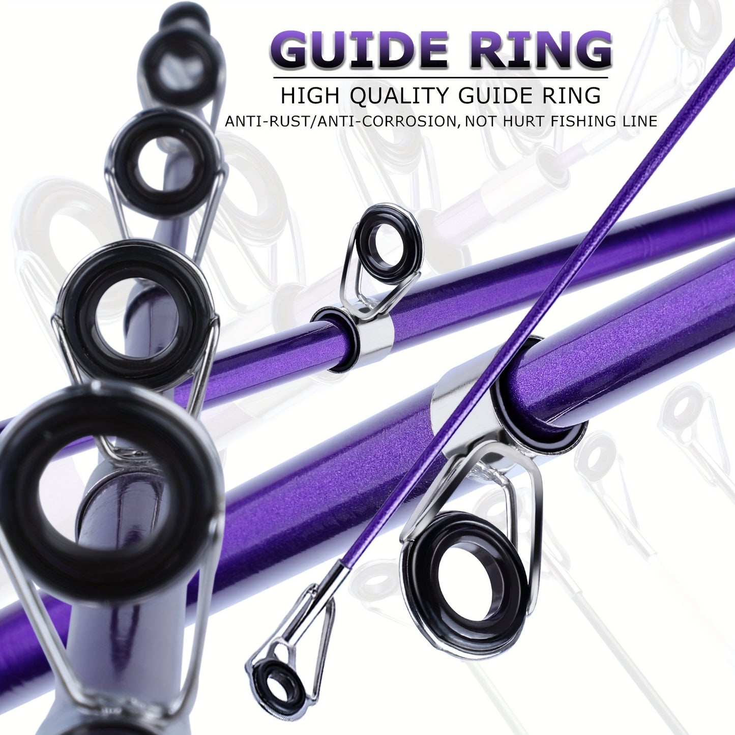 Sougayilang Telescopic Fishing Rods 1.8~3.3m Glass Fiber Spinning Rod