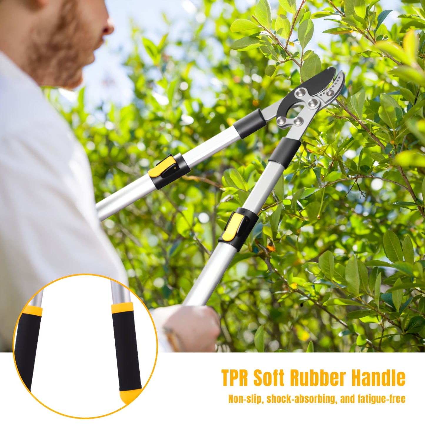 Heavy-Duty Telescopic Pruning Shears - Extendable