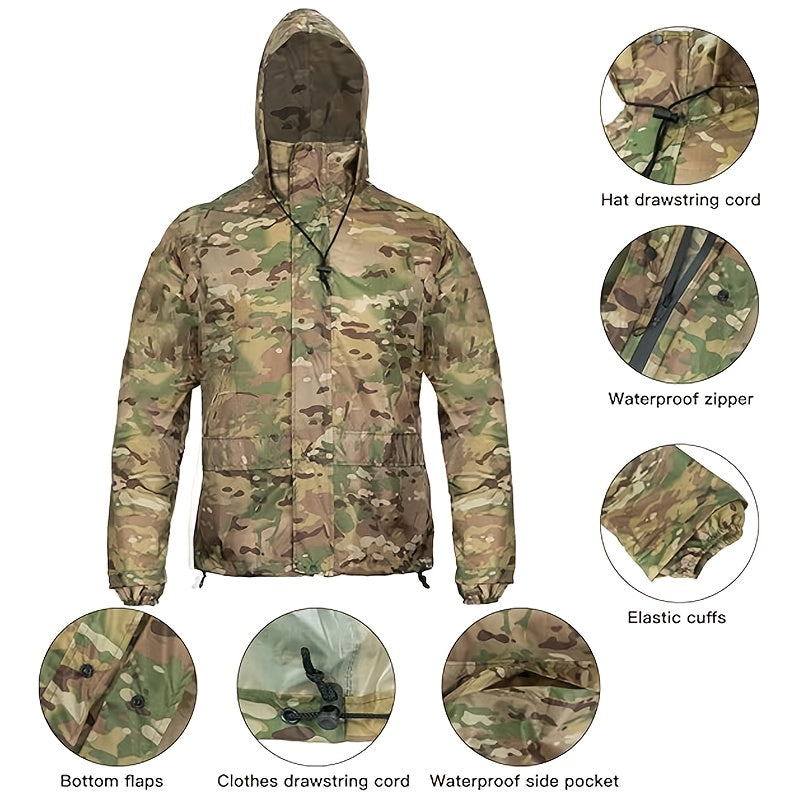 Men's Camo Rain Gear Set