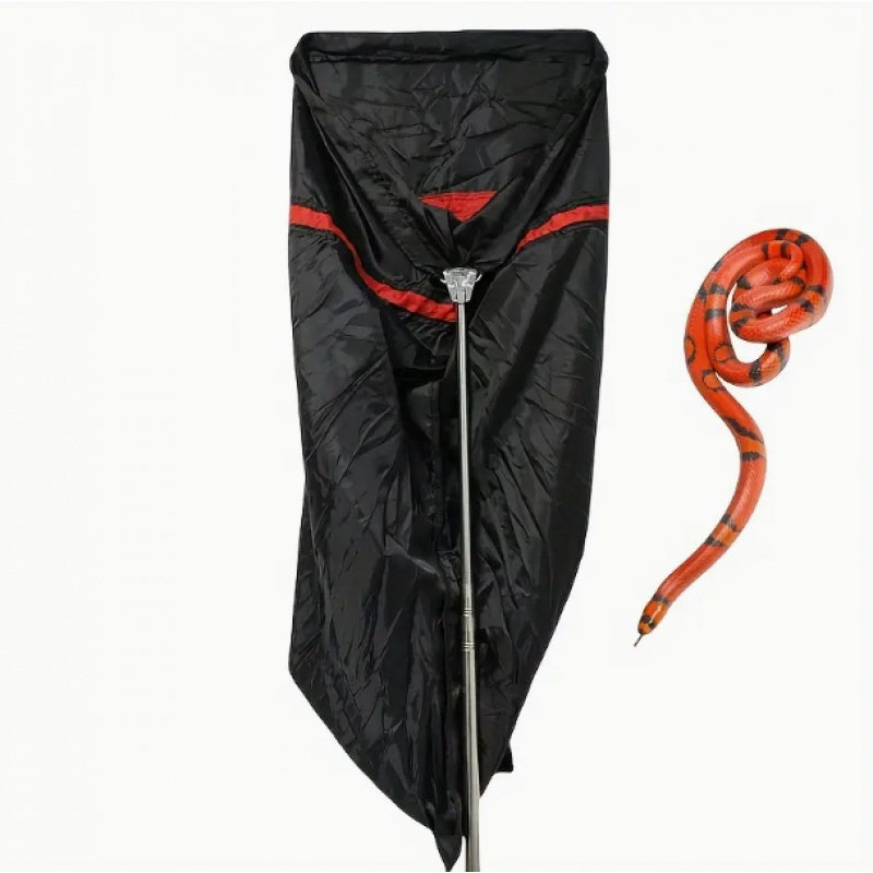 Telescopic 78-Inch Aluminum Snake Pole, Portable Reptile Capture Stick, Multi-Functional Snake Catching Tool