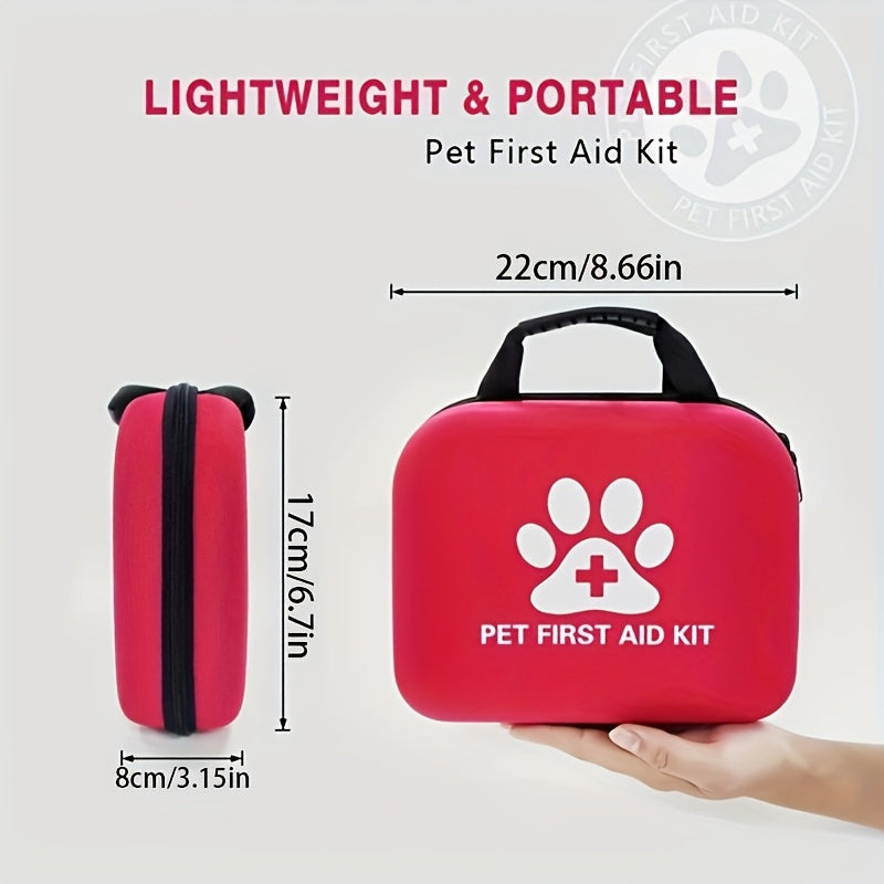 Dog First Aid Kit - Vet Approved Emergency Supplies For Dogs & Cats -