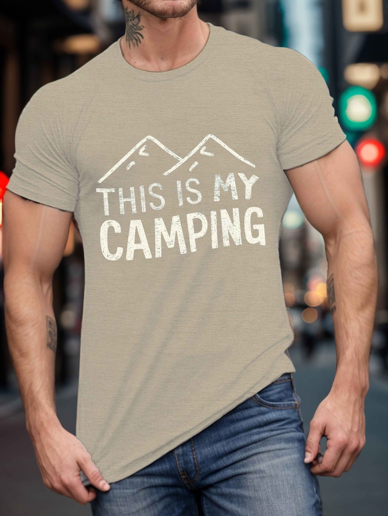 Big & Tall Men's Graphic Tee - Casual Short Sleeve T-Shirt, PLUS SIZE