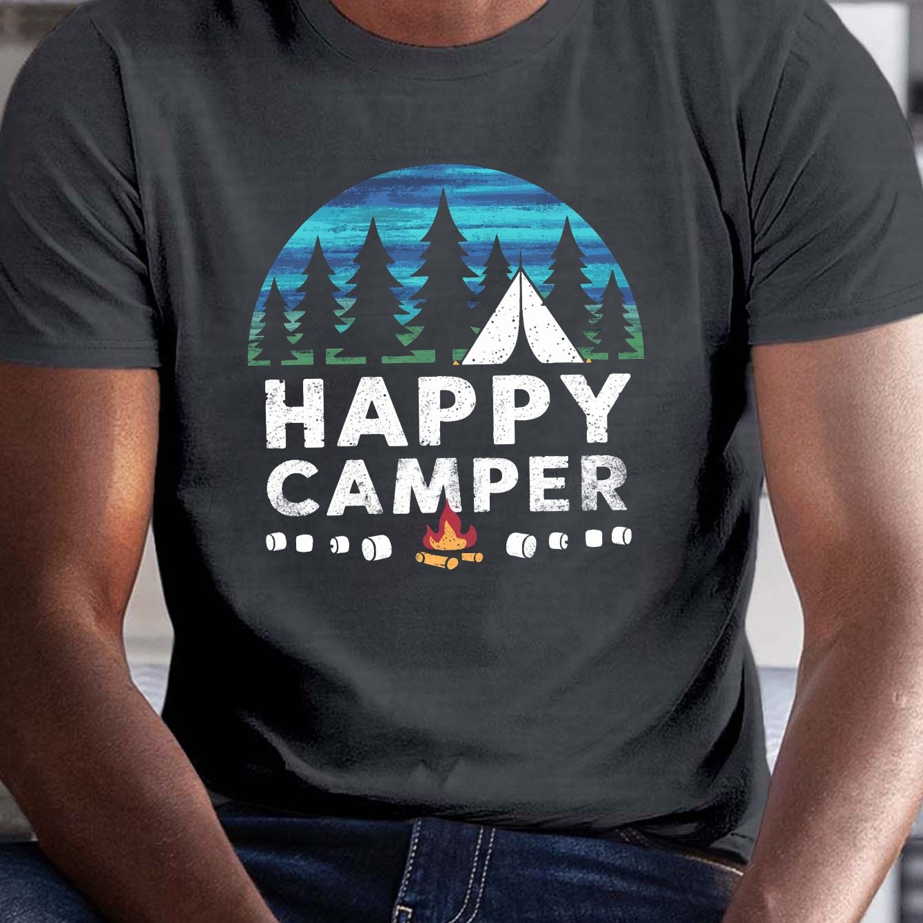 Big & Tall Men's Summer T-Shirt, PLUS SIZE