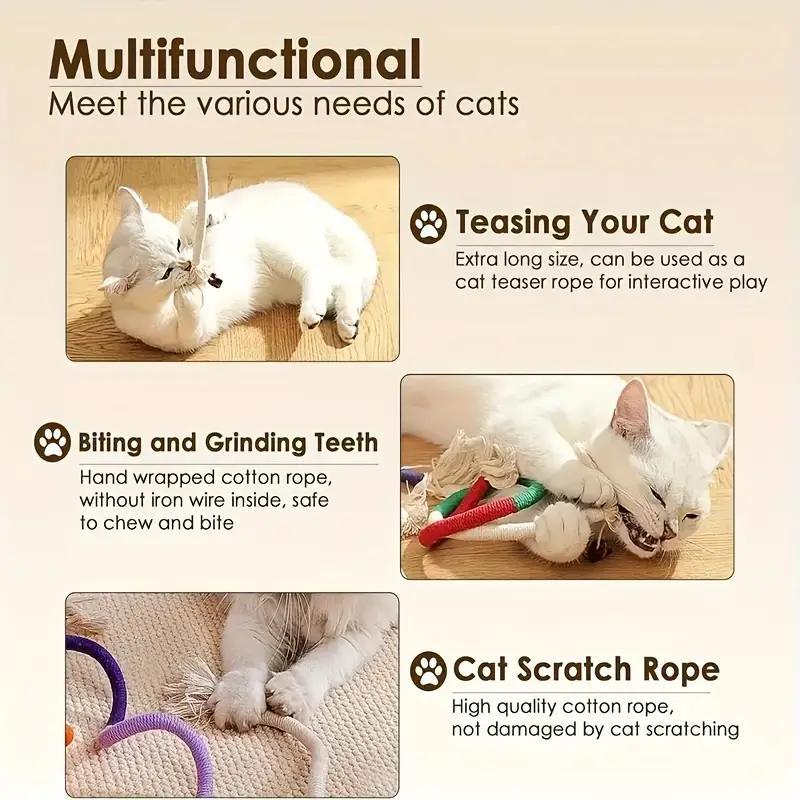 Cat Bite Rope Toy, Cat Teeth Grinding Rope