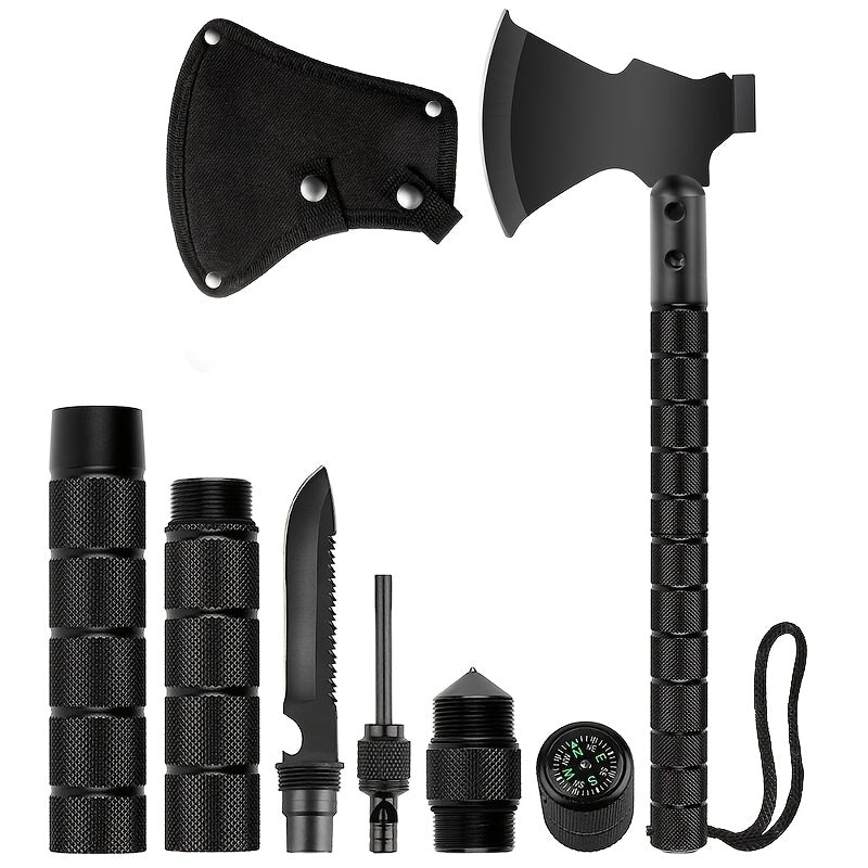 Camping Axe & Hatchet - Multitool Folding Axe with Hammer