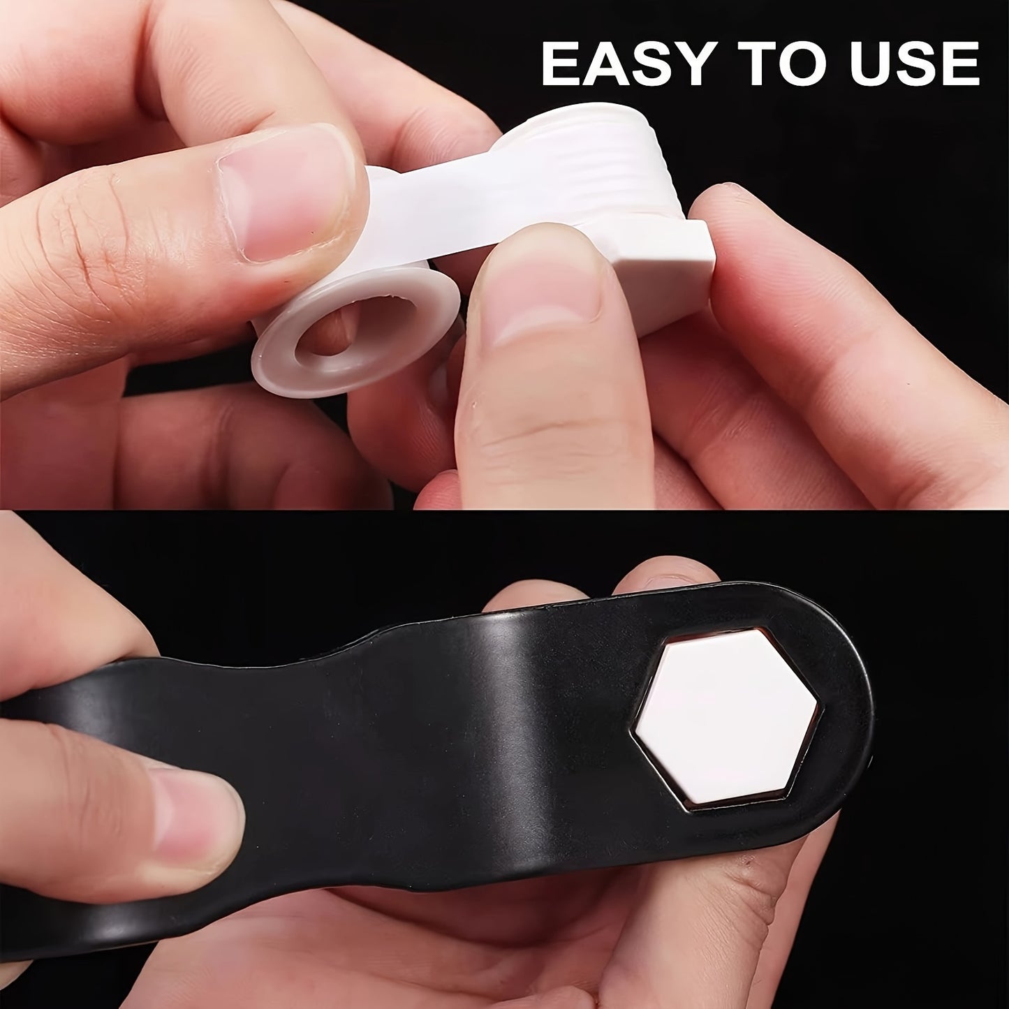 Water Heater Drain Plug Kit Designed for RV & Camper Water Heater Drain Plugs, Fits Drain Plugs, Includes Angled Wrench, 4pcs Replacement Plugs and 1 Roll Tape