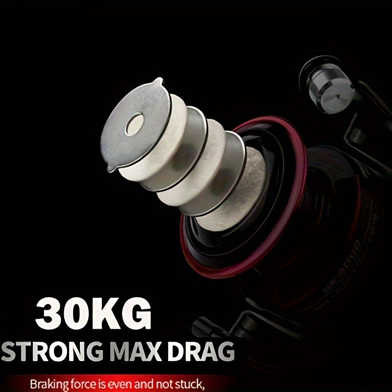 Spinning Wheel Metal Grip HK1000-7000 Model 5:2:1 Speed Ratio Durable and High Performance Freshwater and Saltwater Fishing Equipment