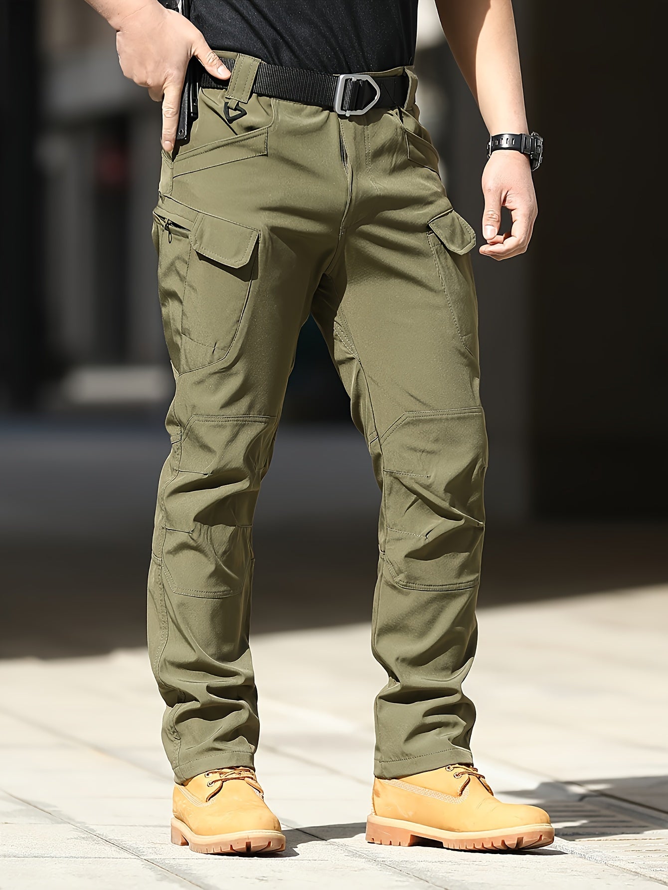 Men's Cargo Tactical Hiking Pants, Windproof Waterproof