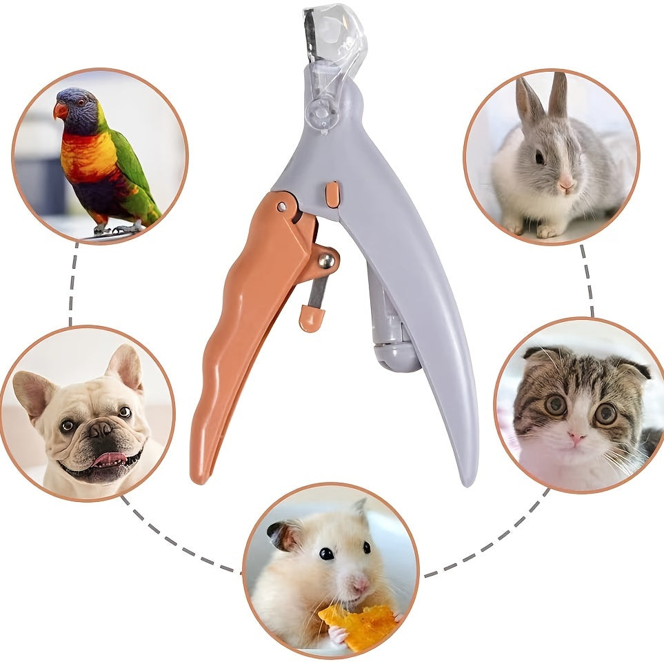 LED Light Pet Nail Clipper- Great For Trimming Cats & Dogs Nails & Claws, 5X Magnification That Doubles As A Nail Trapper
