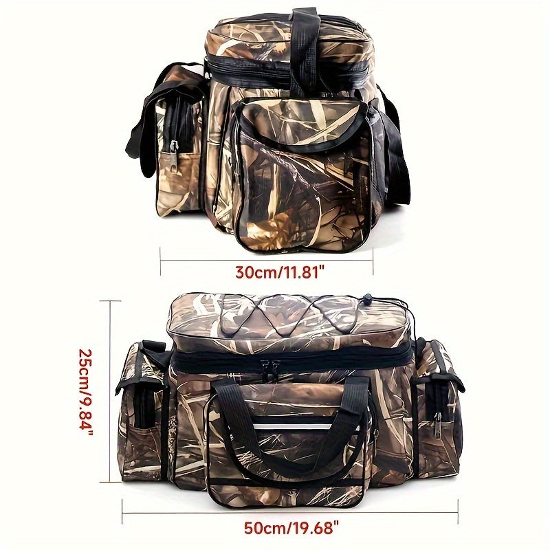 Bag Single Shoulder Crossbody Bag Outdoor Large Capacity Fishing Gear Storage Bag