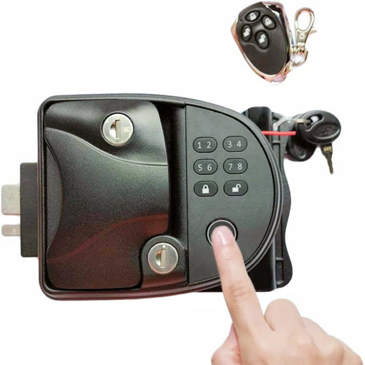 RV Door Lock Keyless Entry Keypad, Fingerprint Metal RV Keyless Entry Door Lock