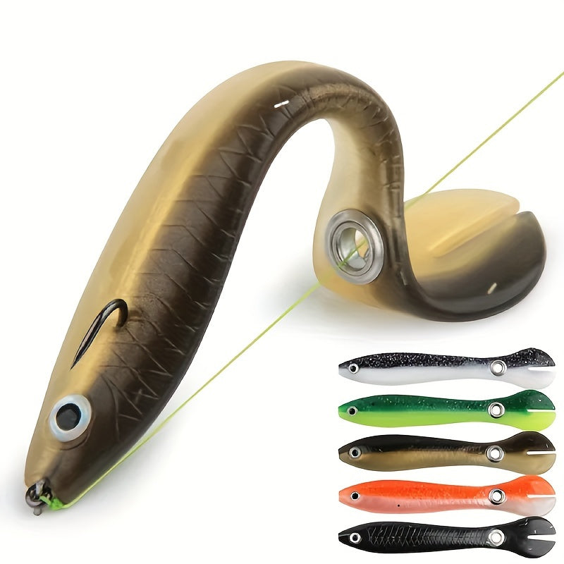5pcs Bionic Soft Fishing Lure with Slip Mechanism