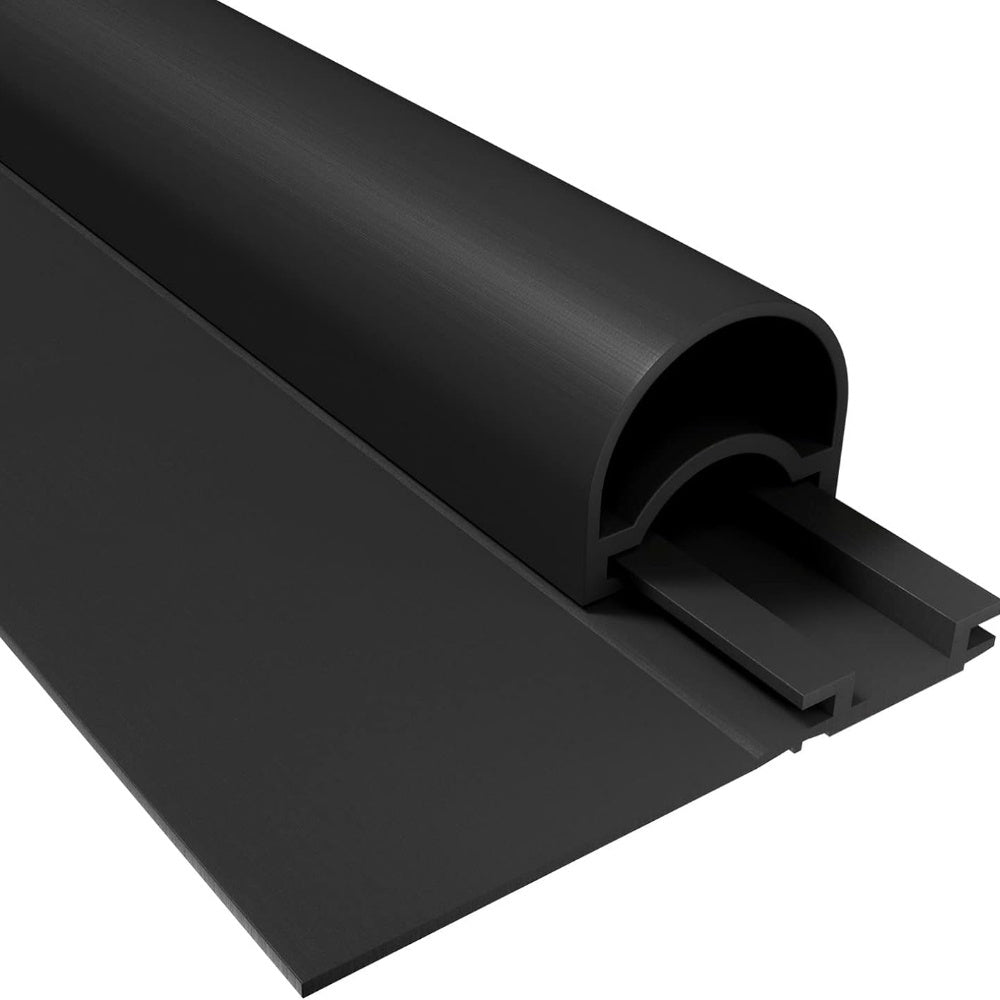 RV Slide Out Seal, Weather Stripping Sealing System, 35 Feet Black Reusable Rubber Seal for Home RV