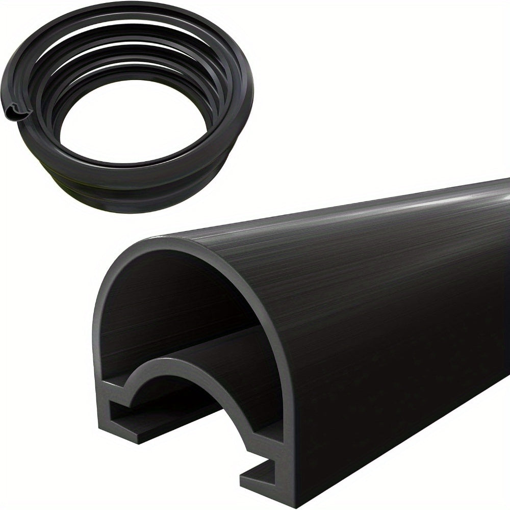 RV Slide Out Seal, Weather Stripping Sealing System, 35 Feet Black Reusable Rubber Seal for Home RV