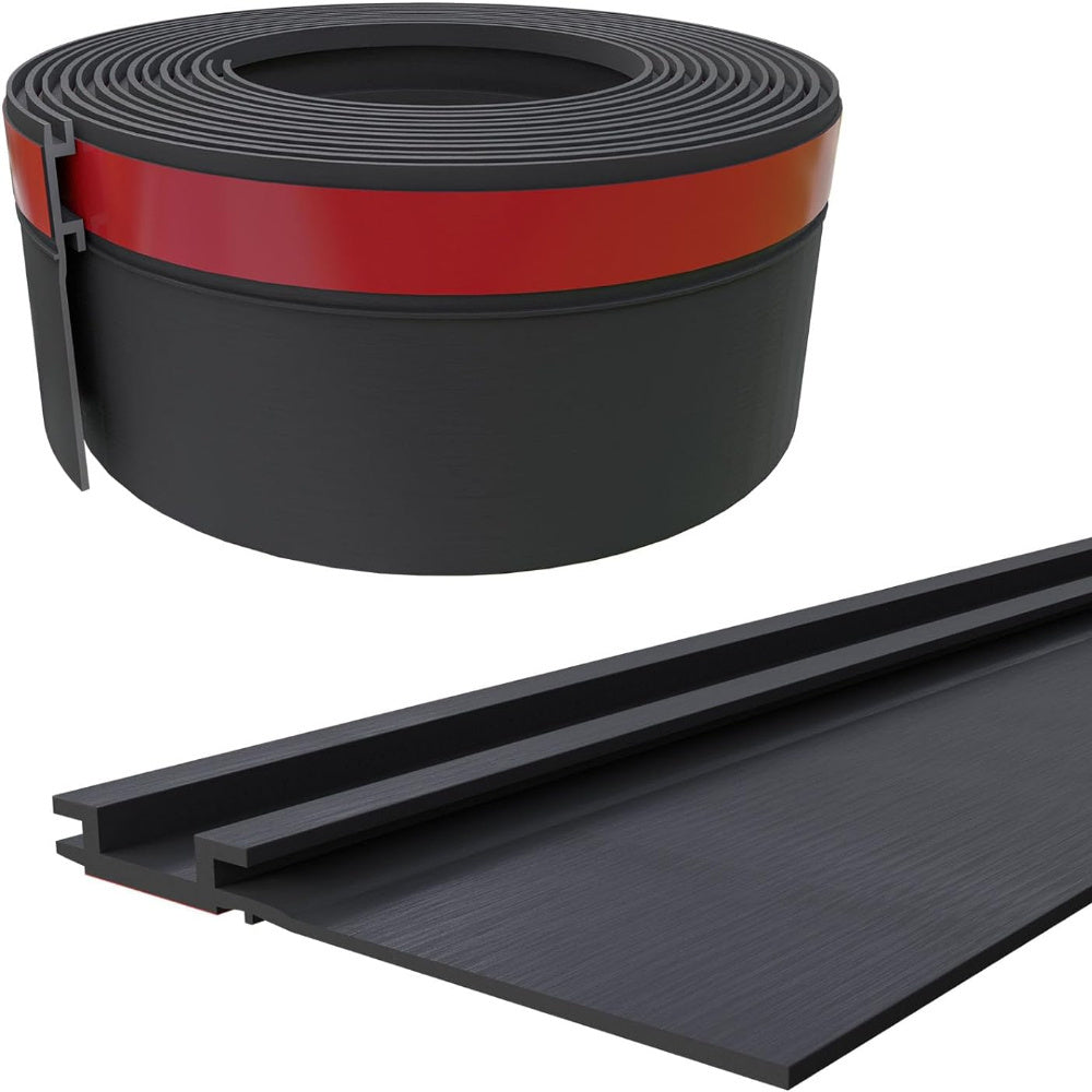 RV Slide Out Seal, Weather Stripping Sealing System, 35 Feet Black Reusable Rubber Seal for Home RV
