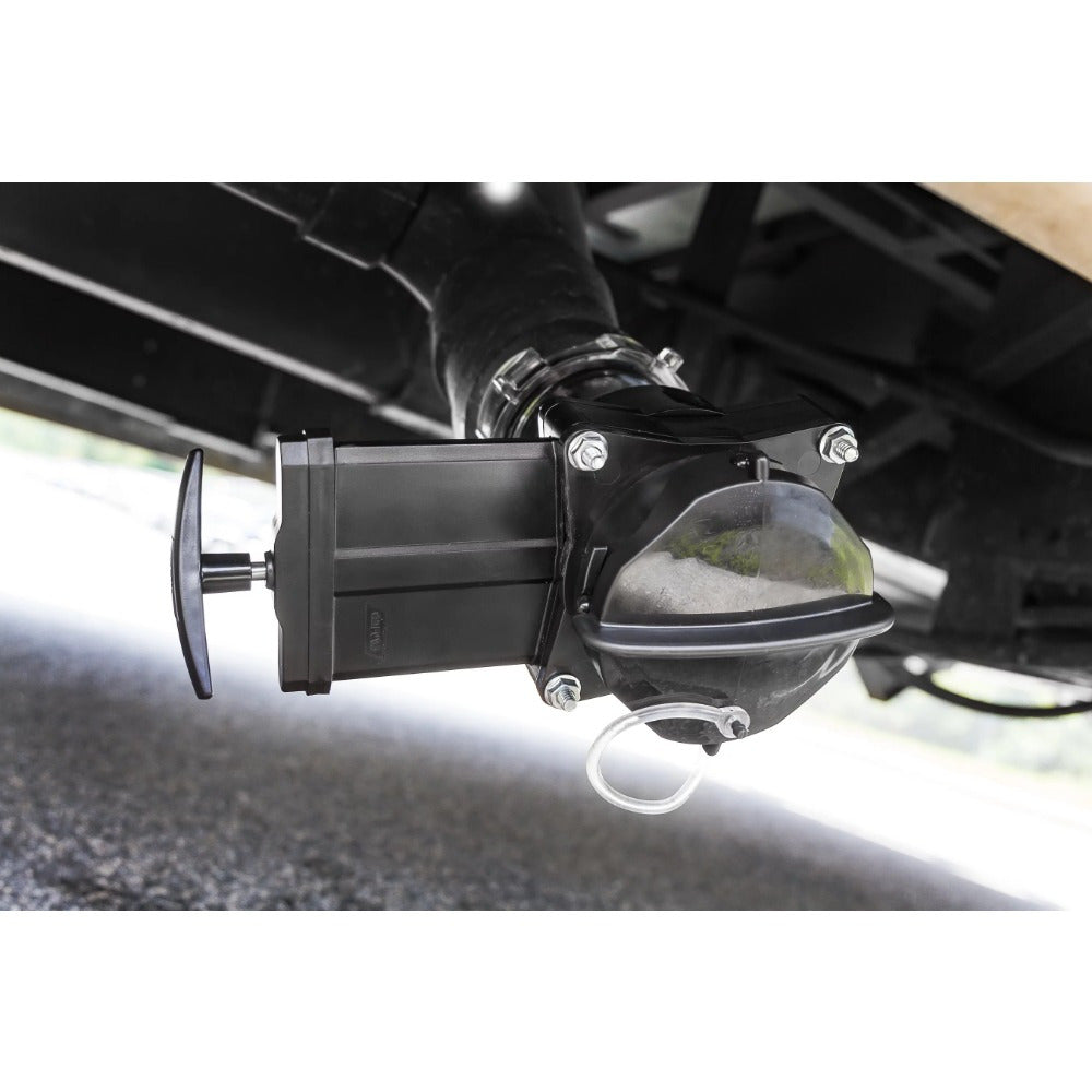 RV Gate Valve with Built-In 3-1/2" Clear Adapter