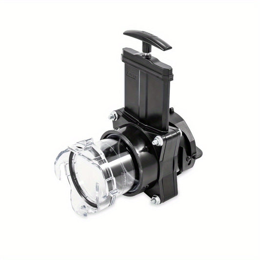 RV Gate Valve with Built-In 3-1/2" Clear Adapter