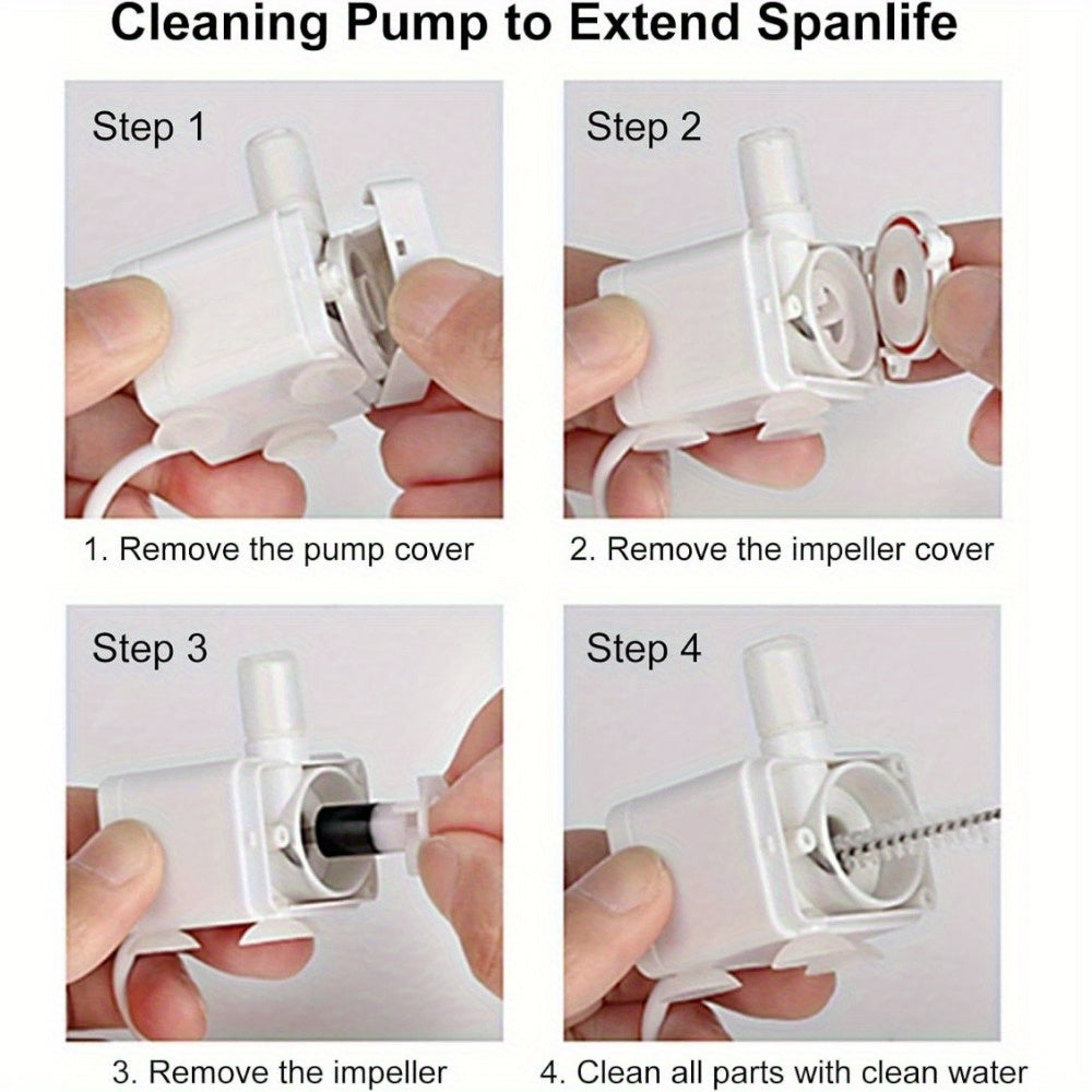 Cat And Dog Water Fountain1.5L Automatic Pet Drinking Fountain with Replacement Faucet Kit