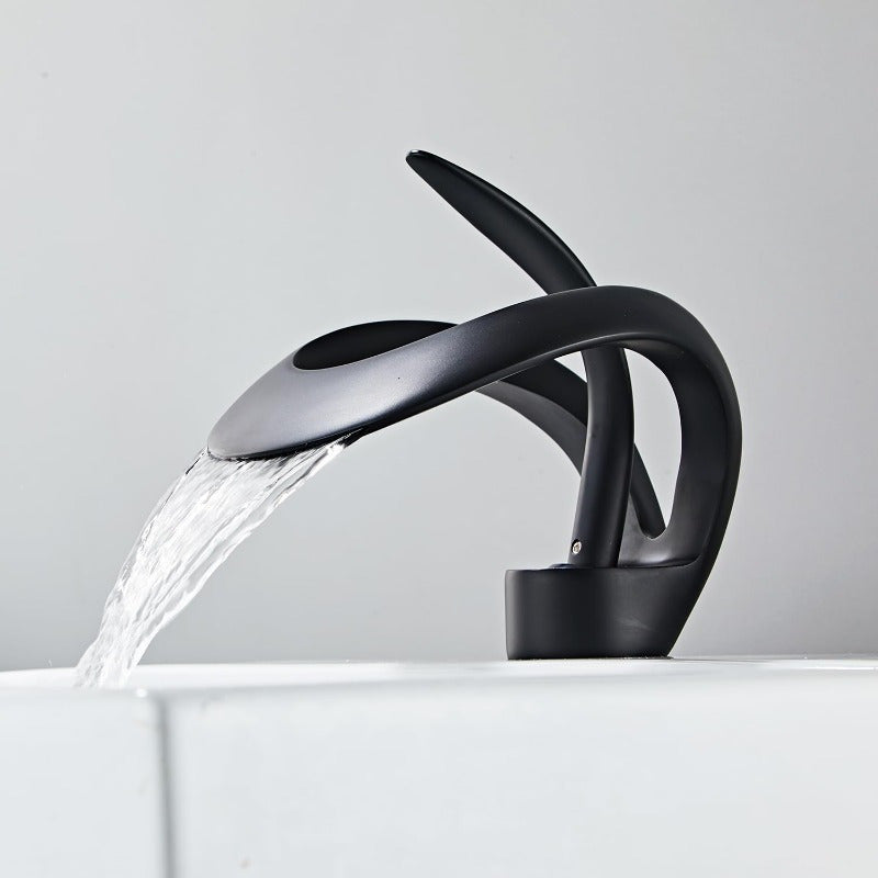 Bathroom, Waterfall, Faucet, Hot And Cold Countertop, Basin