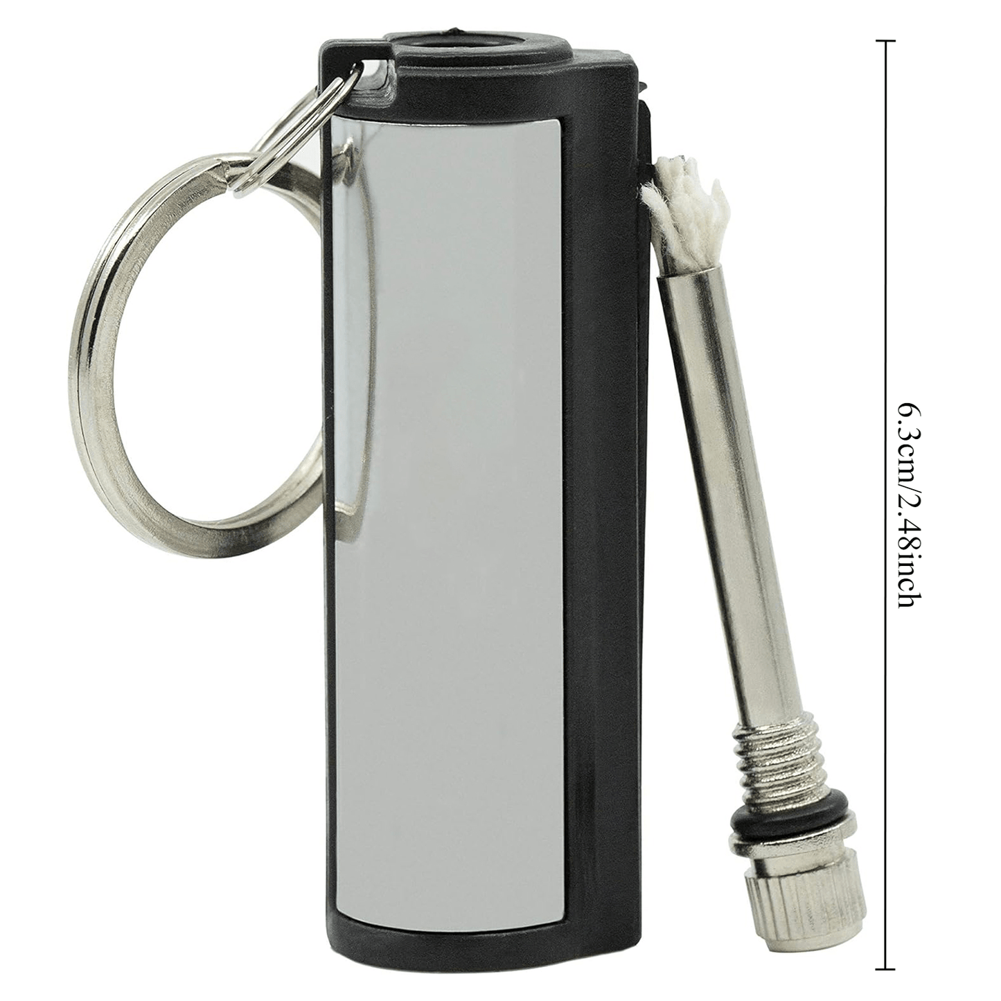 5-pack set Metal Match Flint Lighter, Permanent Match, Permanent Lighter, Emergency Lighter