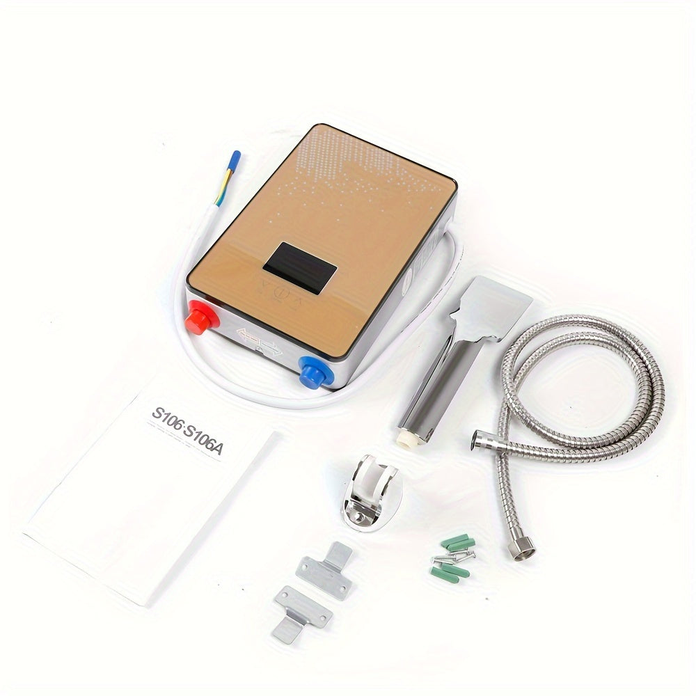 4500W Tankless Electric Hot Water Heater, Whole House Instant Boil, 110V US Plug