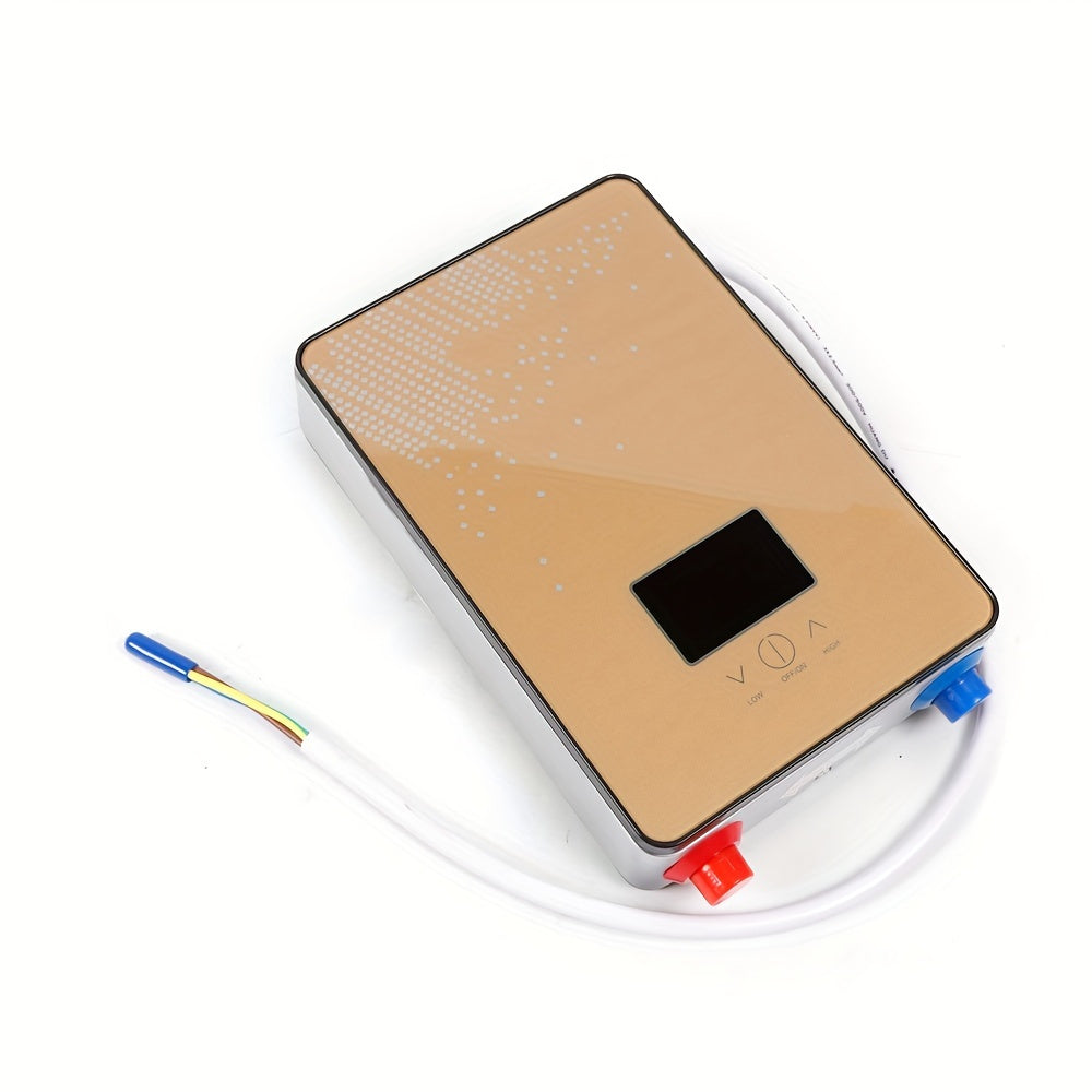 4500W Tankless Electric Hot Water Heater, Whole House Instant Boil, 110V US Plug