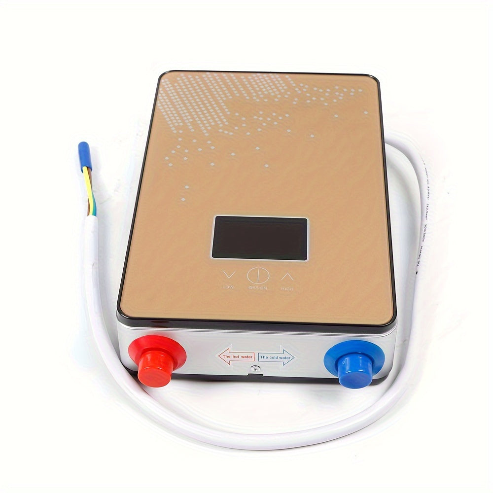 4500W Tankless Electric Hot Water Heater, Whole House Instant Boil, 110V US Plug