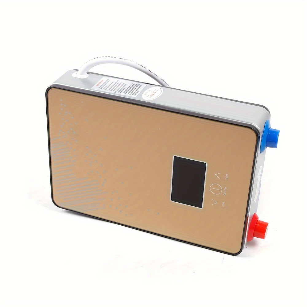 4500W Tankless Electric Hot Water Heater, Whole House Instant Boil, 110V US Plug