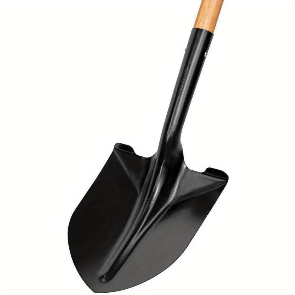 43 inch, Garden Shovel Hand Digging Tool Spade Lawn Landscaping Wood Handle Light, Garden Shovels for Digging, Ground Breaking Shovel, Tree Planting Spade.