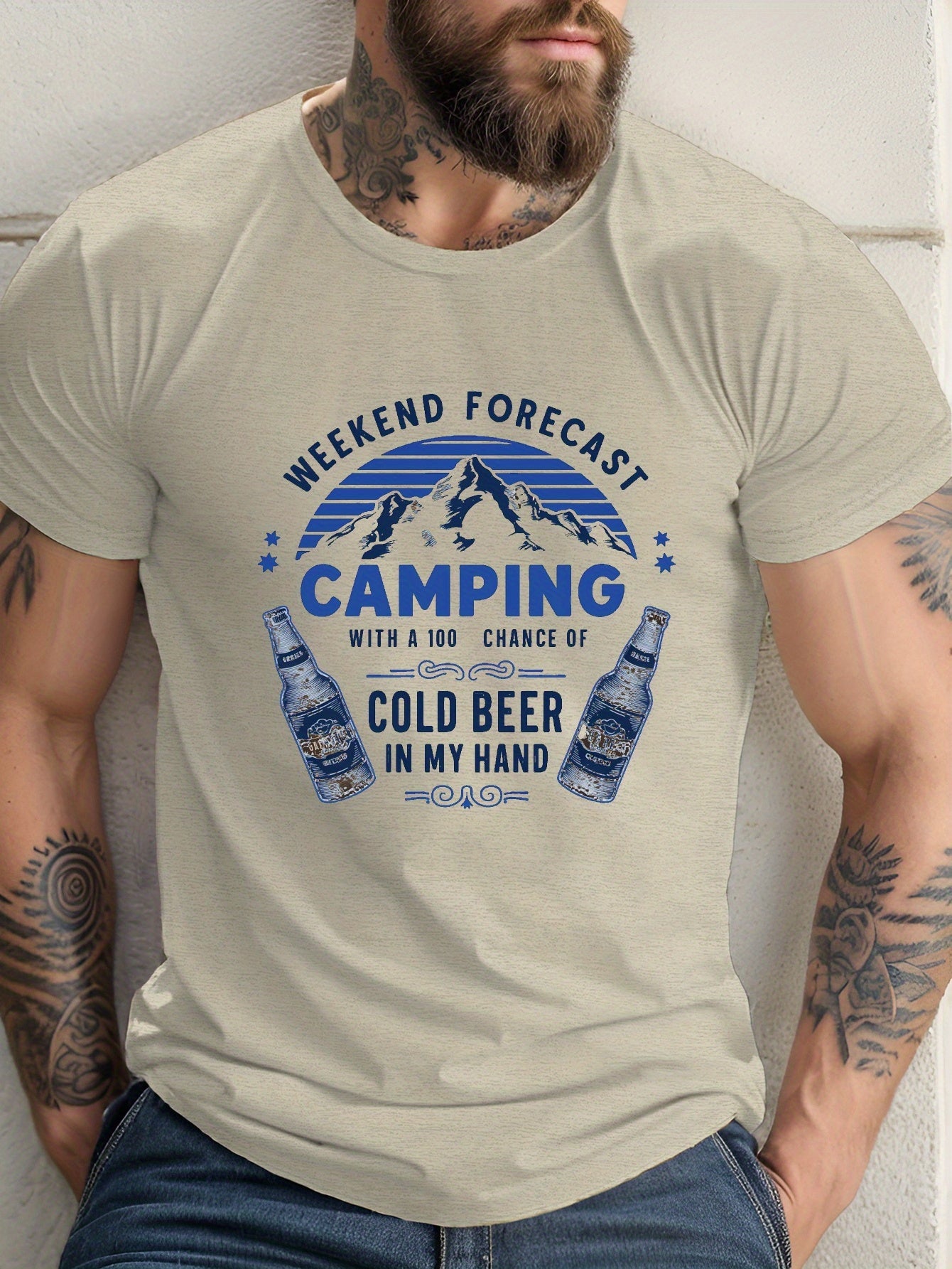 Big & Tall Men Casual T-Shirt, Plus Size