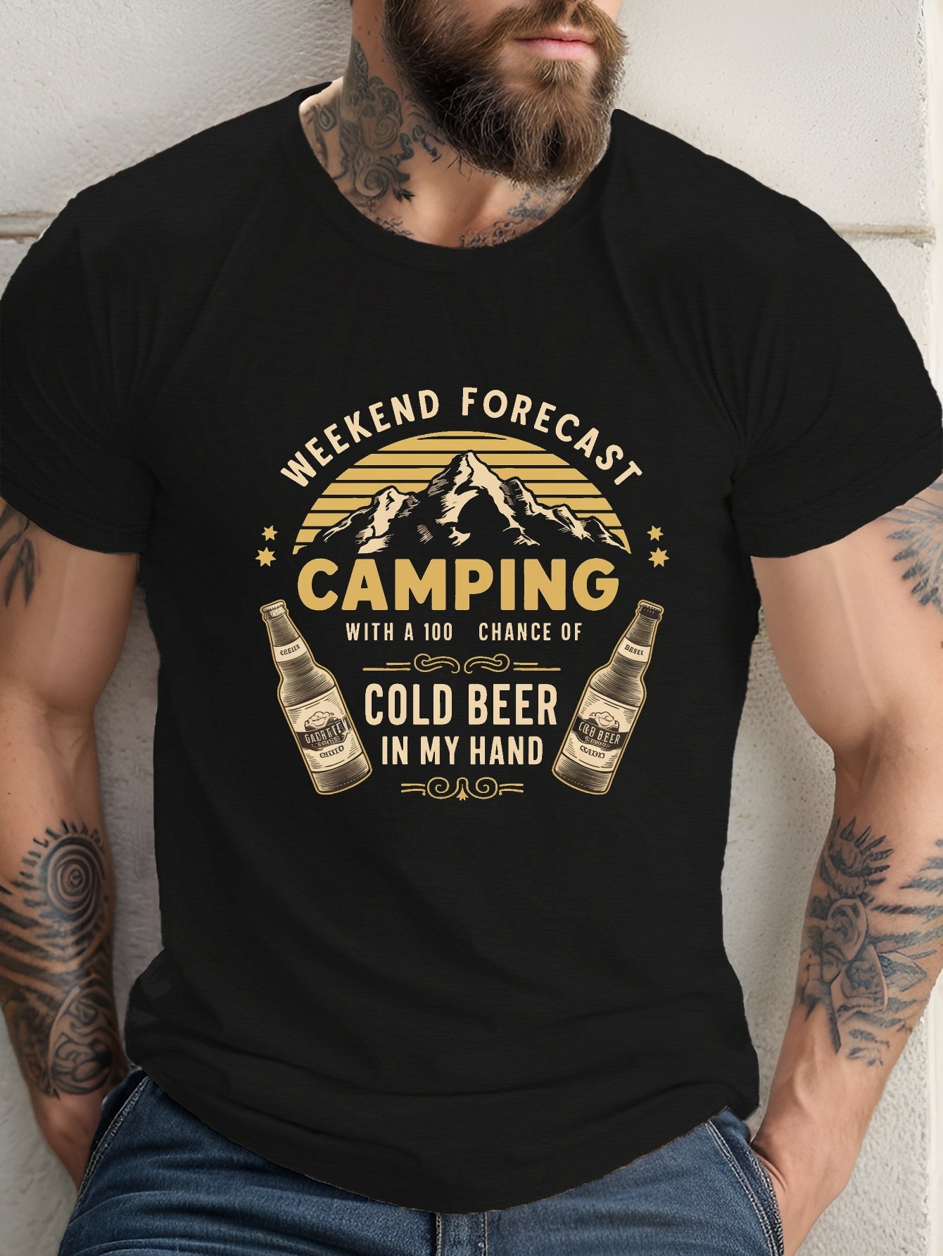 Big & Tall Men Casual T-Shirt, Plus Size