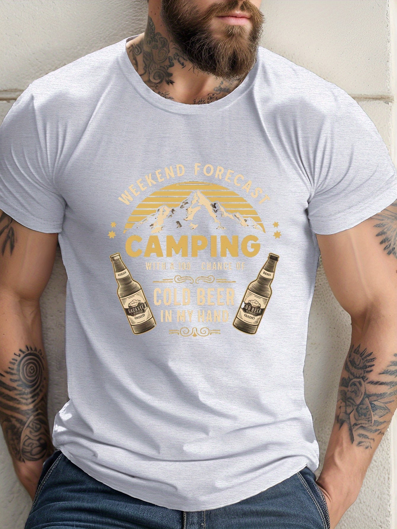 Big & Tall Men Casual T-Shirt, Plus Size