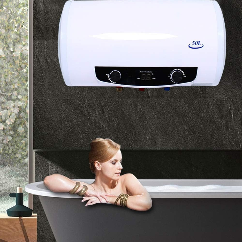 110V 1500W Electric Water Heater With LED Display Quick Heating Water Heater For Shower With Pre-Thermostat Knob